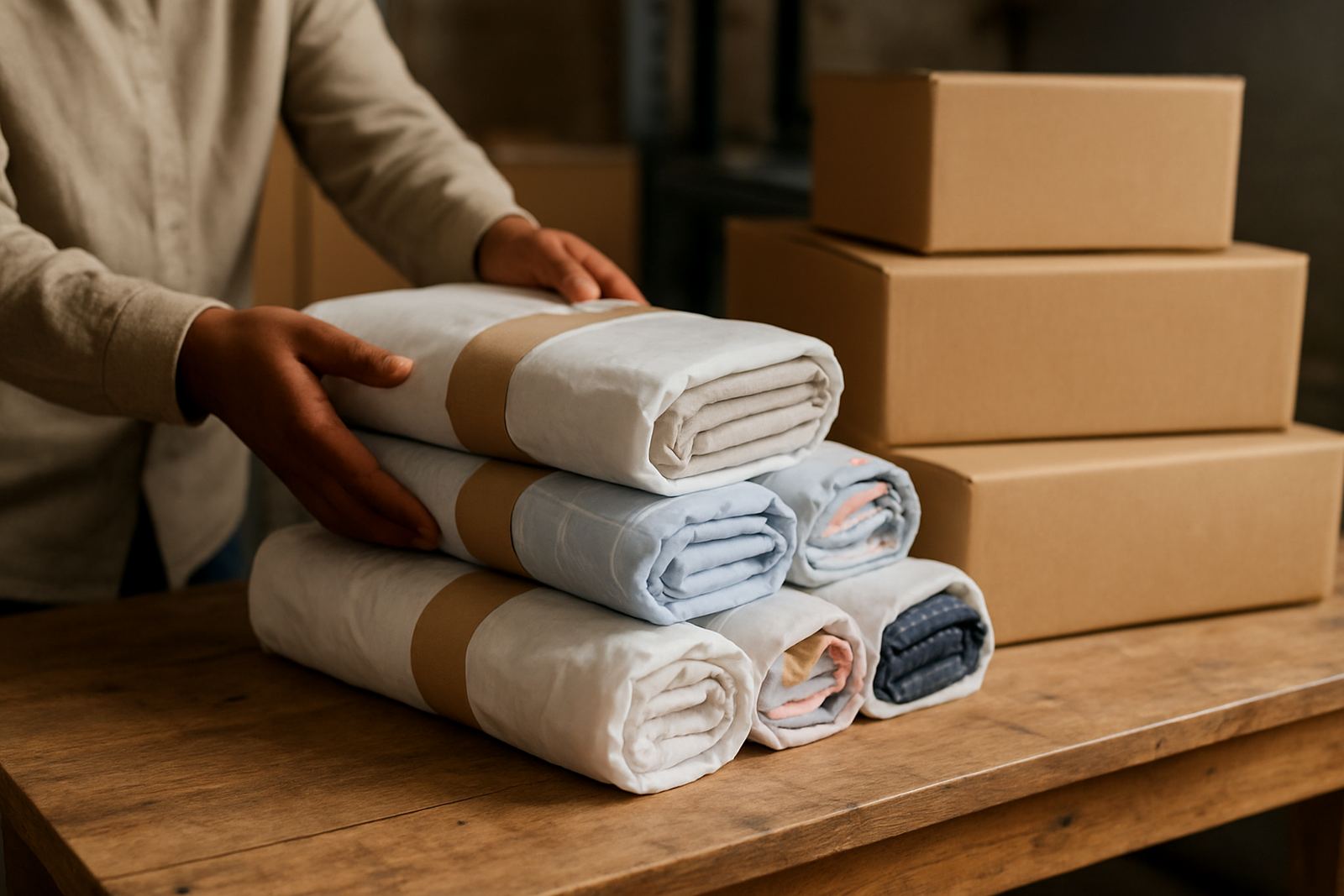 Packing Printed Fabrics
