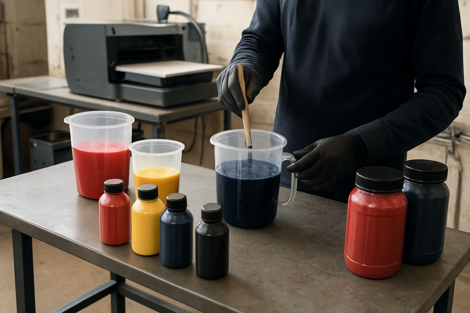 Ink Mixing Station